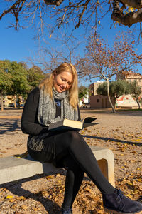 Young woman using mobile phone