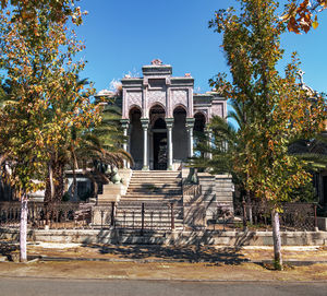 Low angle view of historical building