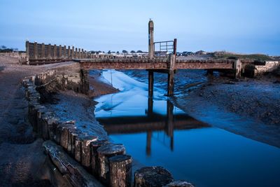 Scenic view of bridge against sky