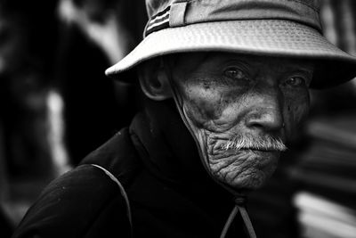 Close-up portrait of woman