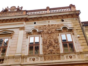 Low angle view of historical building