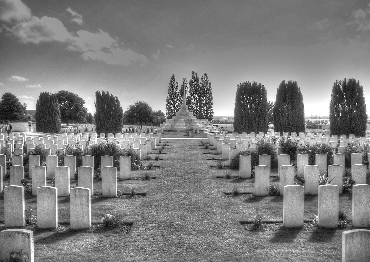 VIEW OF CEMETERY