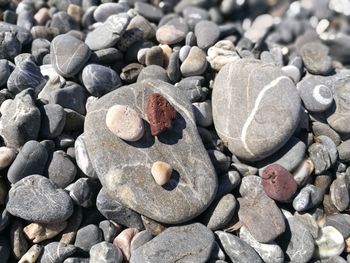 Full frame shot of stones