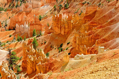 View of rock formations