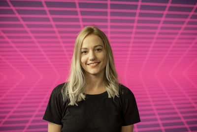 Portrait of a smiling young woman