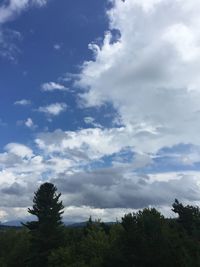 Scenic view of landscape against cloudy sky