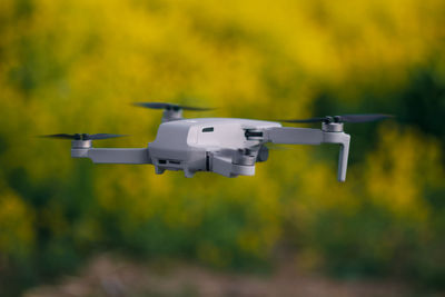 View of airplane against blurred background