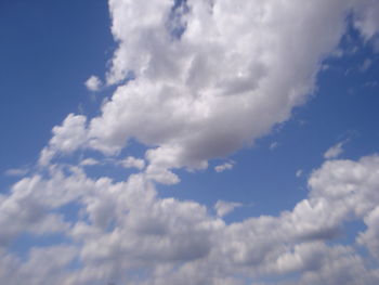 Low angle view of clouds in sky