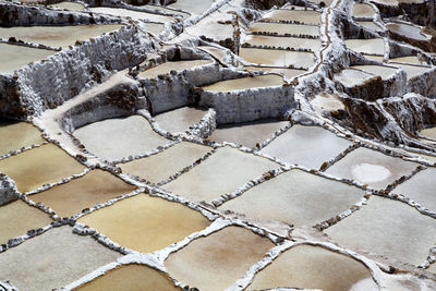 Close-up view of cobblestone