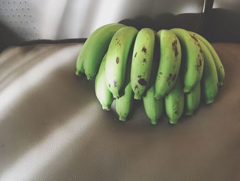 High angle view of fruits on table