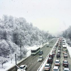 Car on road