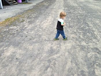 High angle view of girls