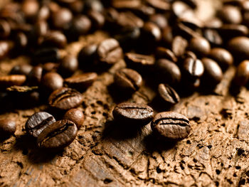 Close-up of coffee beans