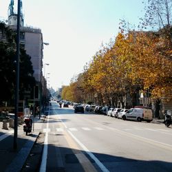 Traffic on road