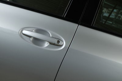 Close-up of car door