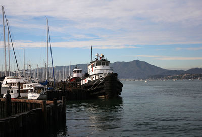 Pier in sea