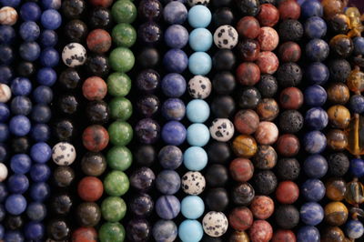 Full frame shot of multi colored candies