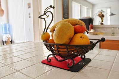 Fruits in container