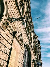 Low angle view of building against sky