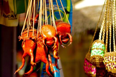 Close-up of multi colored balls
