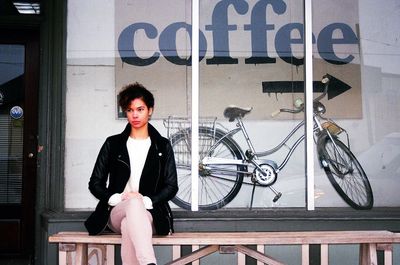 Portrait of young woman