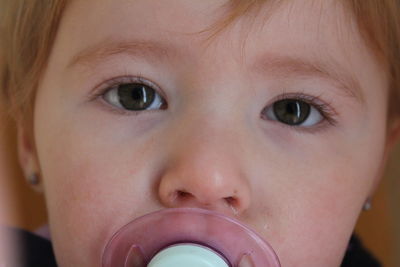 Close-up portrait of girl