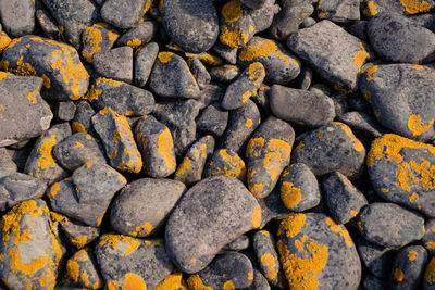 Full frame shot of pebbles 