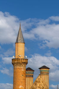 Low angle view of building against sky