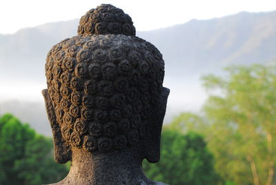 Close-up of object against blurred background