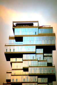 Low angle view of building against sky