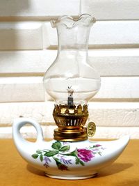 Close-up of tea on table