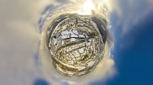 Sphere shot panorama