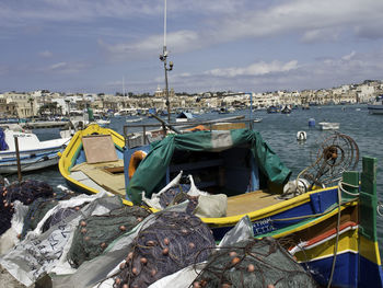 The harbour of marsaxlokk