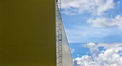 Low angle view of building against sky