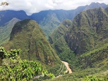 Scenic view of mountains