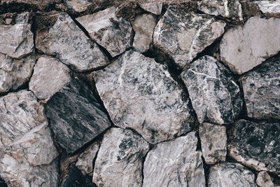 Full frame shot of rocks