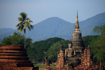 View of temple against sky