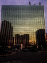 View of office building against sky