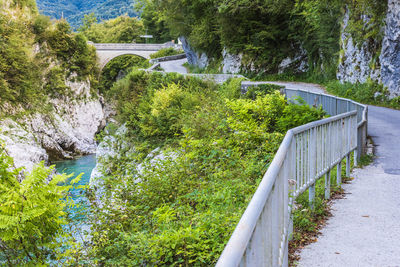 Napoleon's bridge. isonzo river. caporetto, slovenia.