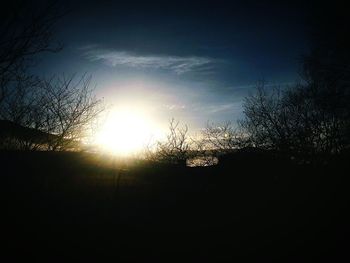 Scenic view of sky at sunset