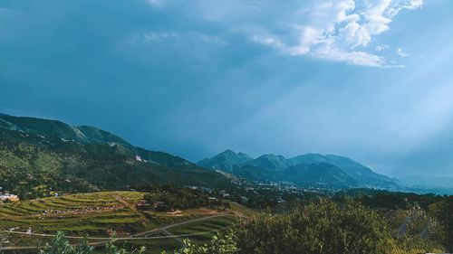 Scenic view of landscape against sky