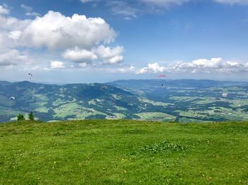 Scenic view of landscape against sky