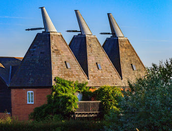 Low angle view of building against sky