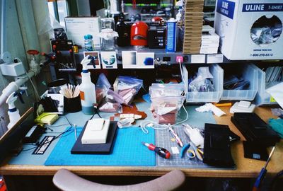 large group of objects