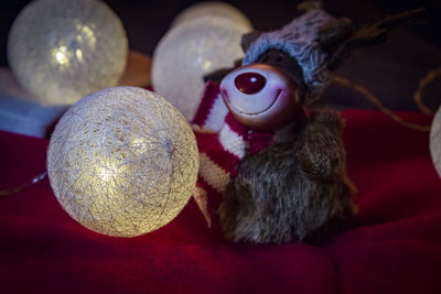 Close-up of christmas decorations