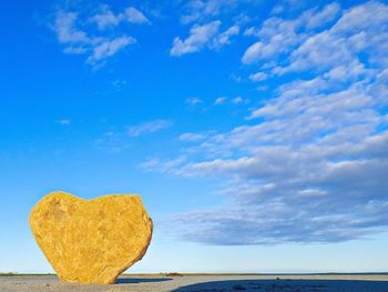 Scenic view of sea against blue sky