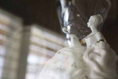 Low angle view of statue in museum