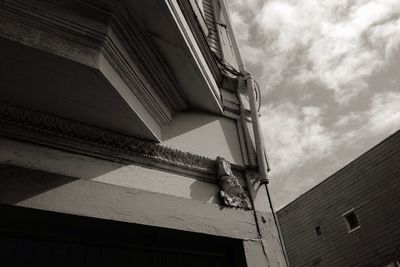 Low angle view of building against sky