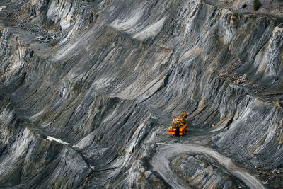 Copper and gold open pit mine