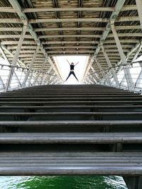 Low angle view of staircase